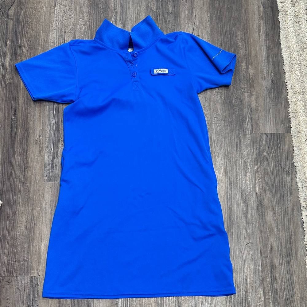 Kids Blue Polo Dress - Unbranded
